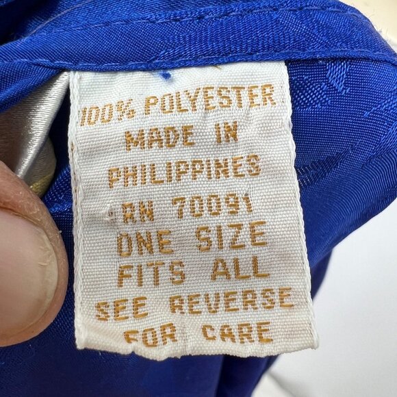 Victoria Secret Gold label Blue Robe Woman's One Size Tie Flawed - Picture 10 of 13